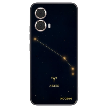 Picasee Μαύρη θήκη σιλικόνης για Motorola Moto G85 - ARIES