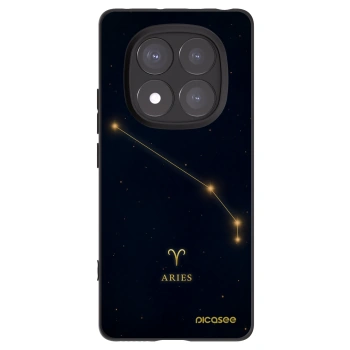 Picasee Μαύρη θήκη σιλικόνης για Xiaomi Redmi Note 14 Pro 5G - ARIES