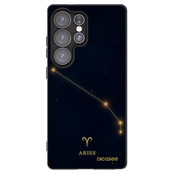 Picasee Μαύρη θήκη σιλικόνης για Samsung Galaxy S25 Ultra 5G - ARIES