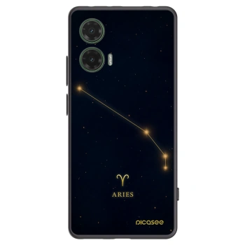 Picasee Μαύρη θήκη σιλικόνης για Motorola Moto G35 5G - ARIES