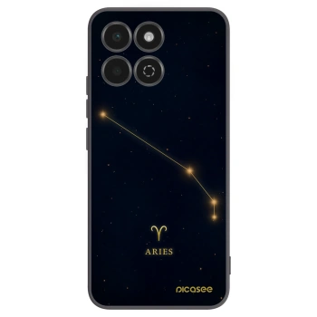 Picasee Μαύρη θήκη σιλικόνης για Honor 200 Smart 5G - ARIES