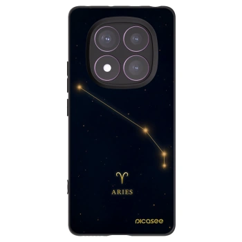 Picasee Μαύρη θήκη σιλικόνης για Xiaomi Redmi Note 14 Pro 4G - ARIES