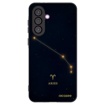 Picasee Μαύρη θήκη σιλικόνης για Samsung Galaxy A56 5G A566B - ARIES