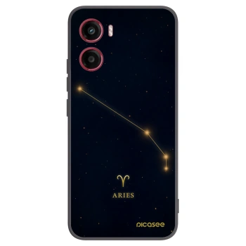 Picasee Μαύρη θήκη σιλικόνης για Motorola Moto G05 - ARIES