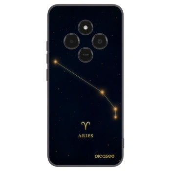 Picasee Μαύρη θήκη σιλικόνης για Xiaomi Poco C75 - ARIES