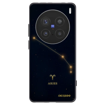 Picasee Μαύρη θήκη σιλικόνης για Vivo X200 Pro - ARIES