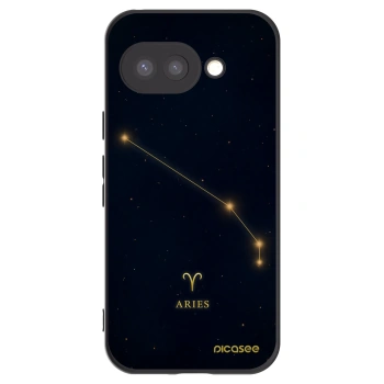 Picasee Μαύρη θήκη σιλικόνης για Google Pixel 9a - ARIES