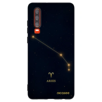 Picasee Μαύρη θήκη σιλικόνης για Huawei P30 - ARIES