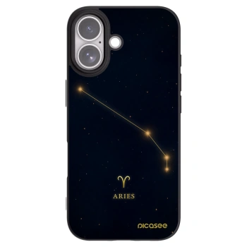 Picasee Μαύρη θήκη σιλικόνης για Apple iPhone 17 - ARIES