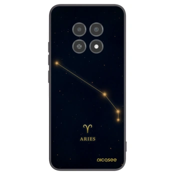 Picasee Μαύρη θήκη σιλικόνης για Realme 12X - ARIES