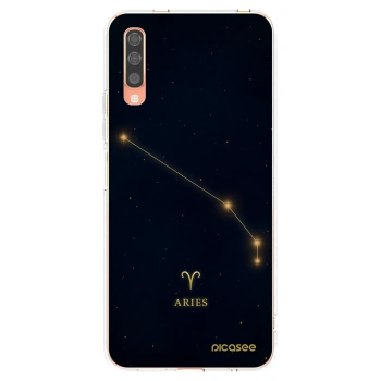 Picasee διαφανής θήκη σιλικόνης Samsung Galaxy A70 A705F - ARIES
