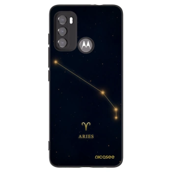 Picasee Μαύρη θήκη σιλικόνης για Motorola Edge 60 5G - ARIES