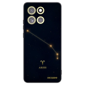 Picasee Μαύρη θήκη σιλικόνης για Motorola Moto G86 5G - ARIES