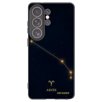 Picasee Μαύρη θήκη σιλικόνης για Samsung Galaxy S26 Ultra - ARIES