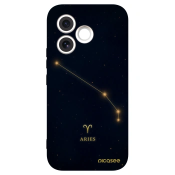 Picasee Μαύρη θήκη σιλικόνης για Honor 600 Lite - ARIES