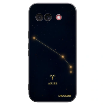 Picasee Μαύρη θήκη σιλικόνης για Google Pixel 10a - ARIES