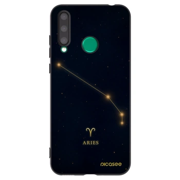 Picasee Μαύρη θήκη σιλικόνης για Honor 20 Lite - ARIES