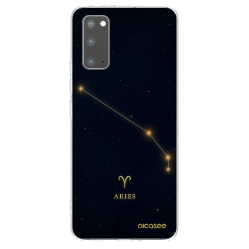Picasee διαφανής θήκη σιλικόνης Samsung Galaxy S20 G980F - ARIES
