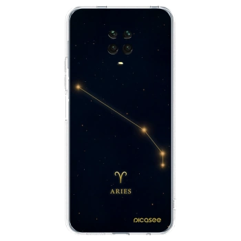 Picasee διαφανής θήκη σιλικόνης Xiaomi Redmi Note 9S - ARIES