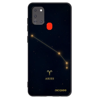 Picasee Μαύρη θήκη σιλικόνης για Samsung Galaxy A21s - ARIES