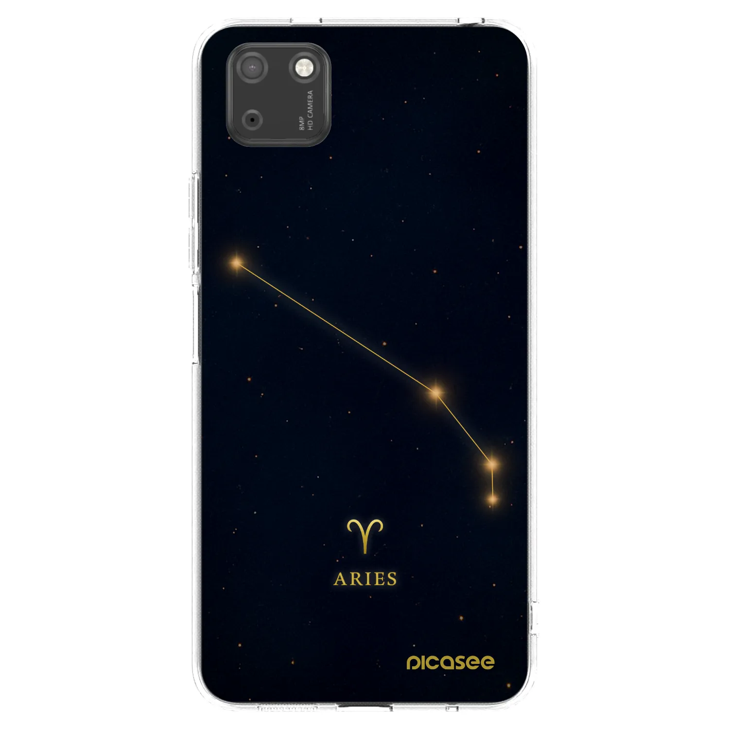 Picasee διαφανής θήκη σιλικόνης Huawei Y5P - ARIES
