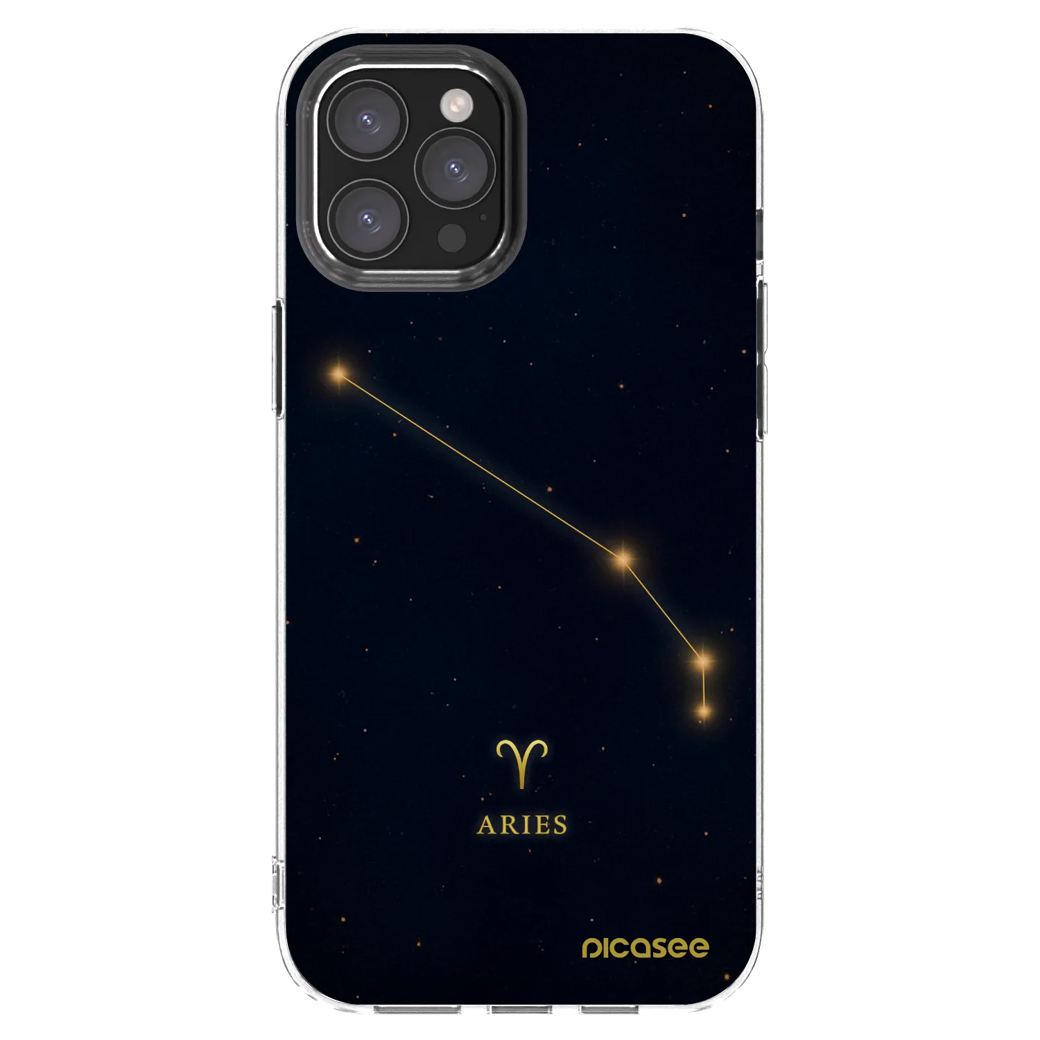 Picasee διαφανής θήκη σιλικόνης Apple iPhone 12 Pro Max - ARIES