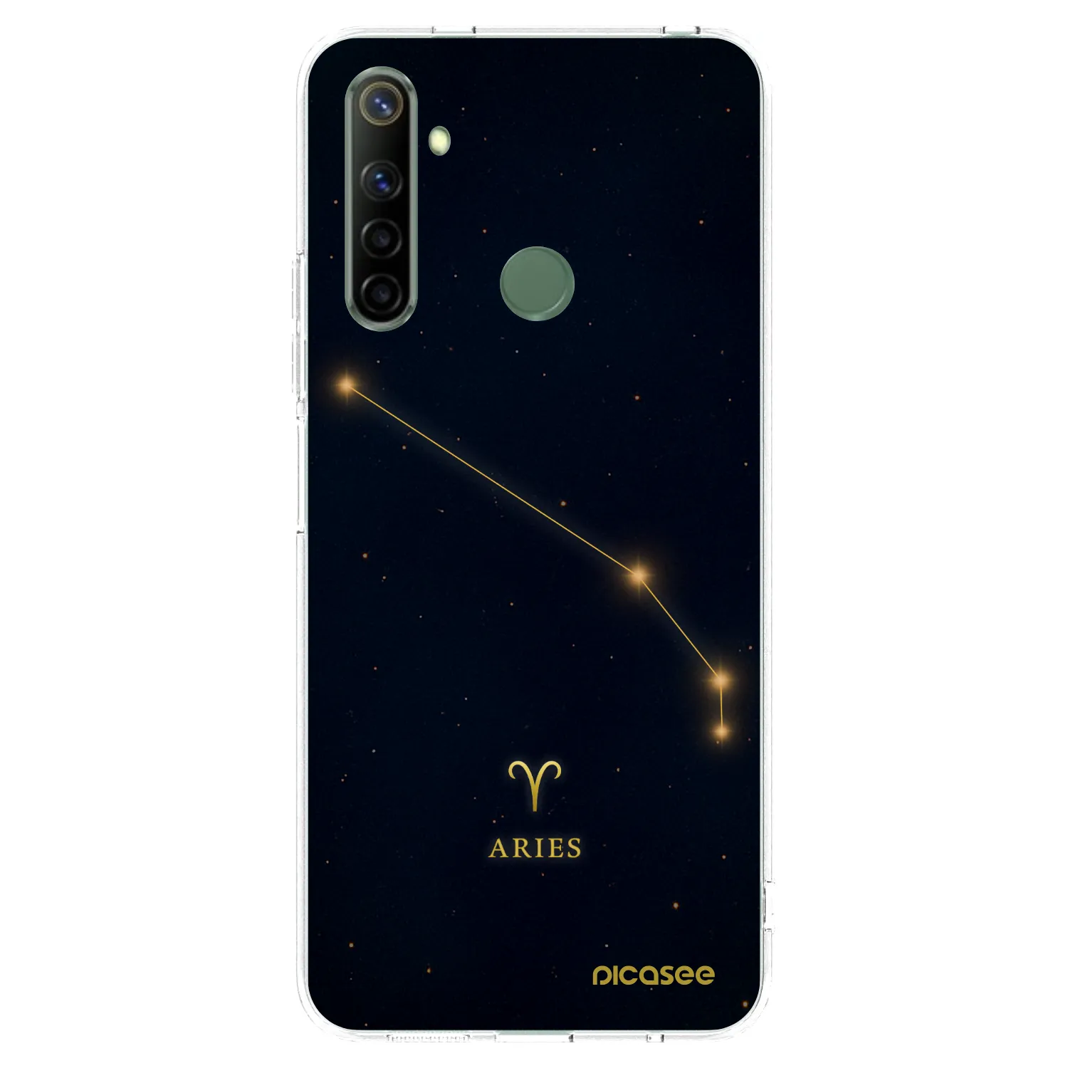 Picasee διαφανής θήκη σιλικόνης Realme 6i - ARIES