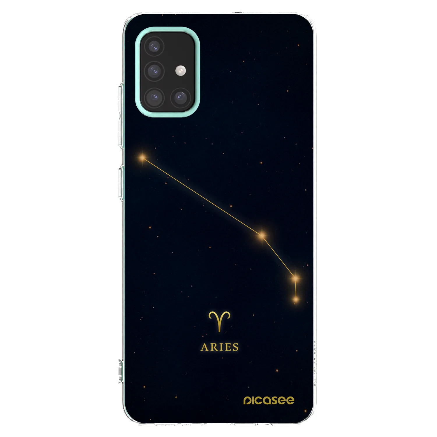 Picasee διαφανής θήκη σιλικόνης Samsung Galaxy M31s - ARIES