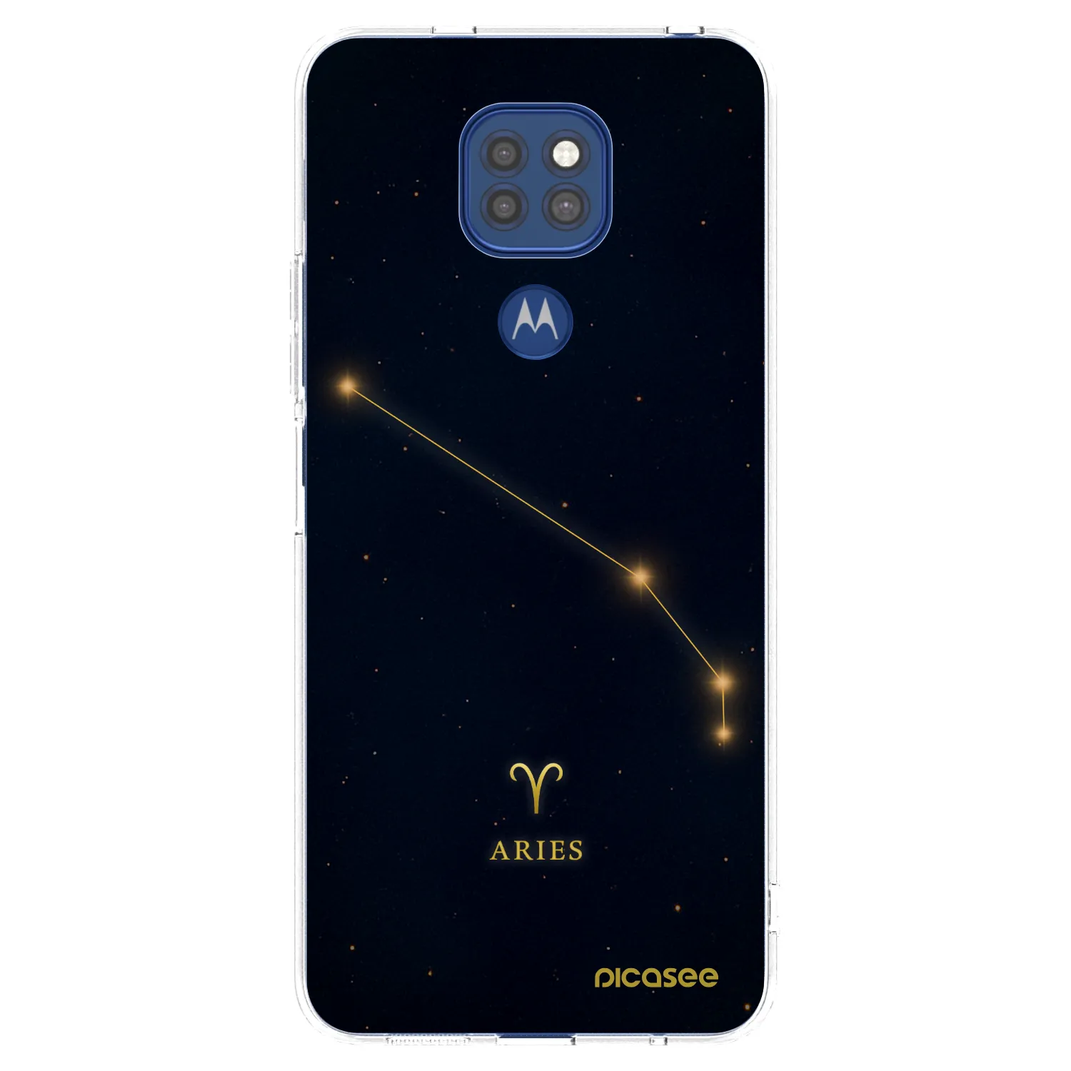 Picasee διαφανής θήκη σιλικόνης Motorola Moto G9 Play - ARIES