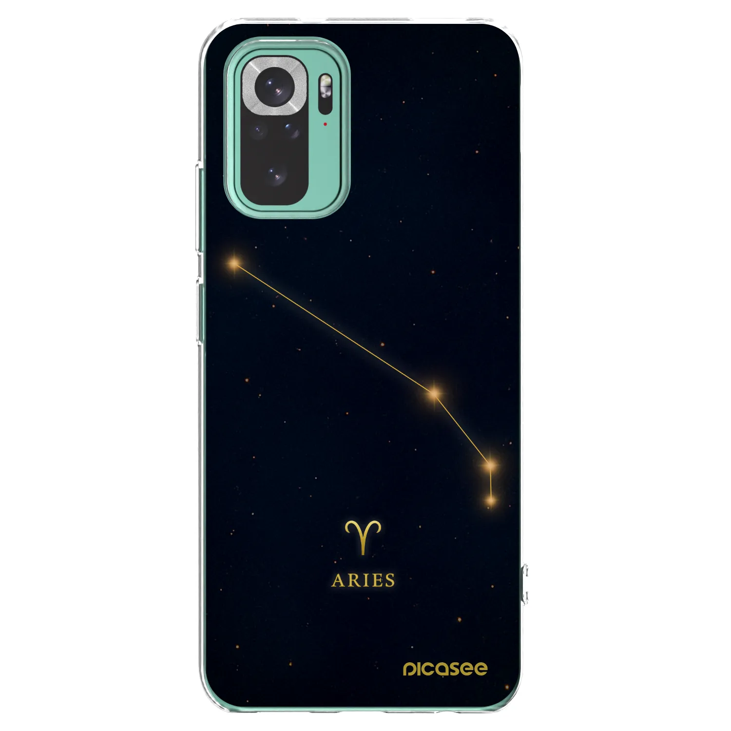 Picasee διαφανής θήκη σιλικόνης Xiaomi Redmi Note 10 Pro - ARIES