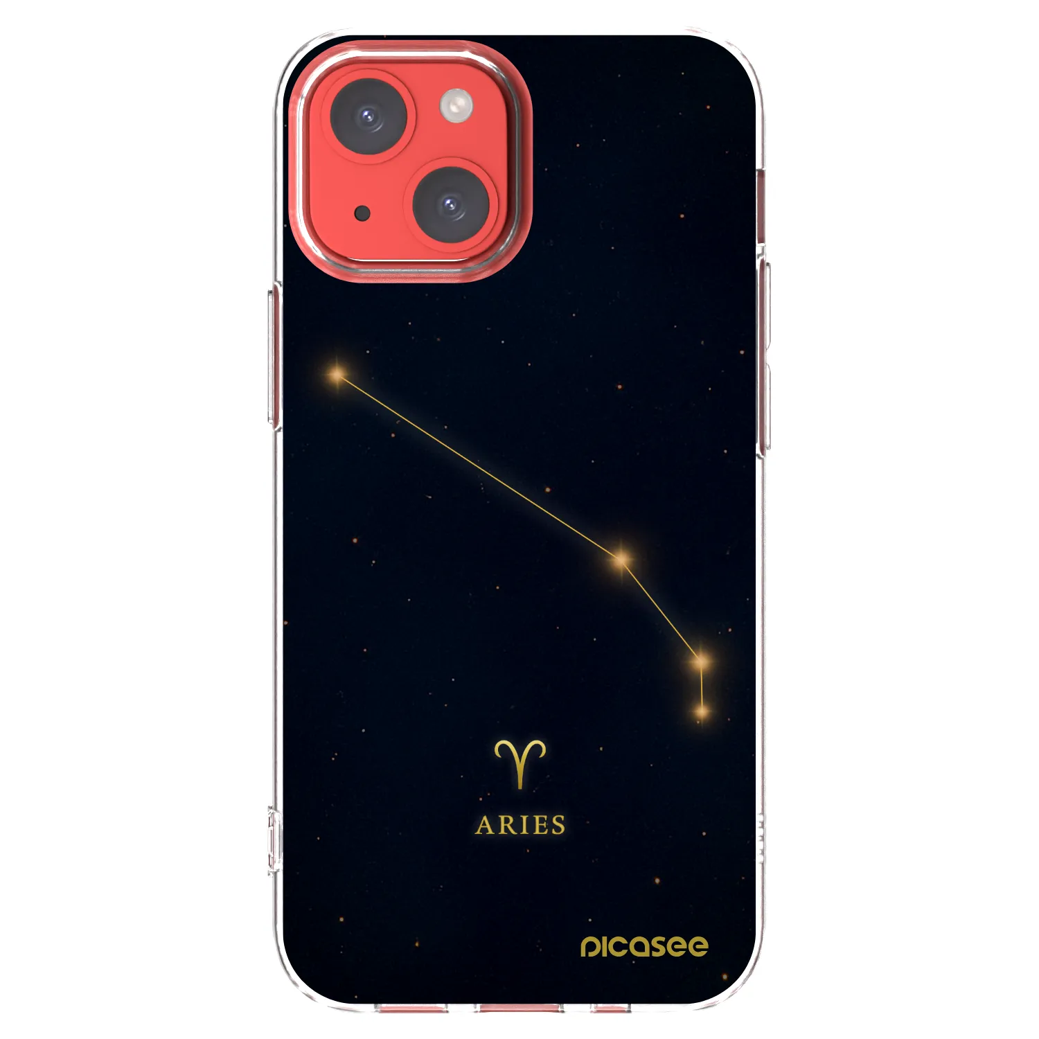 Picasee διαφανής θήκη σιλικόνης Apple iPhone 13 mini - ARIES