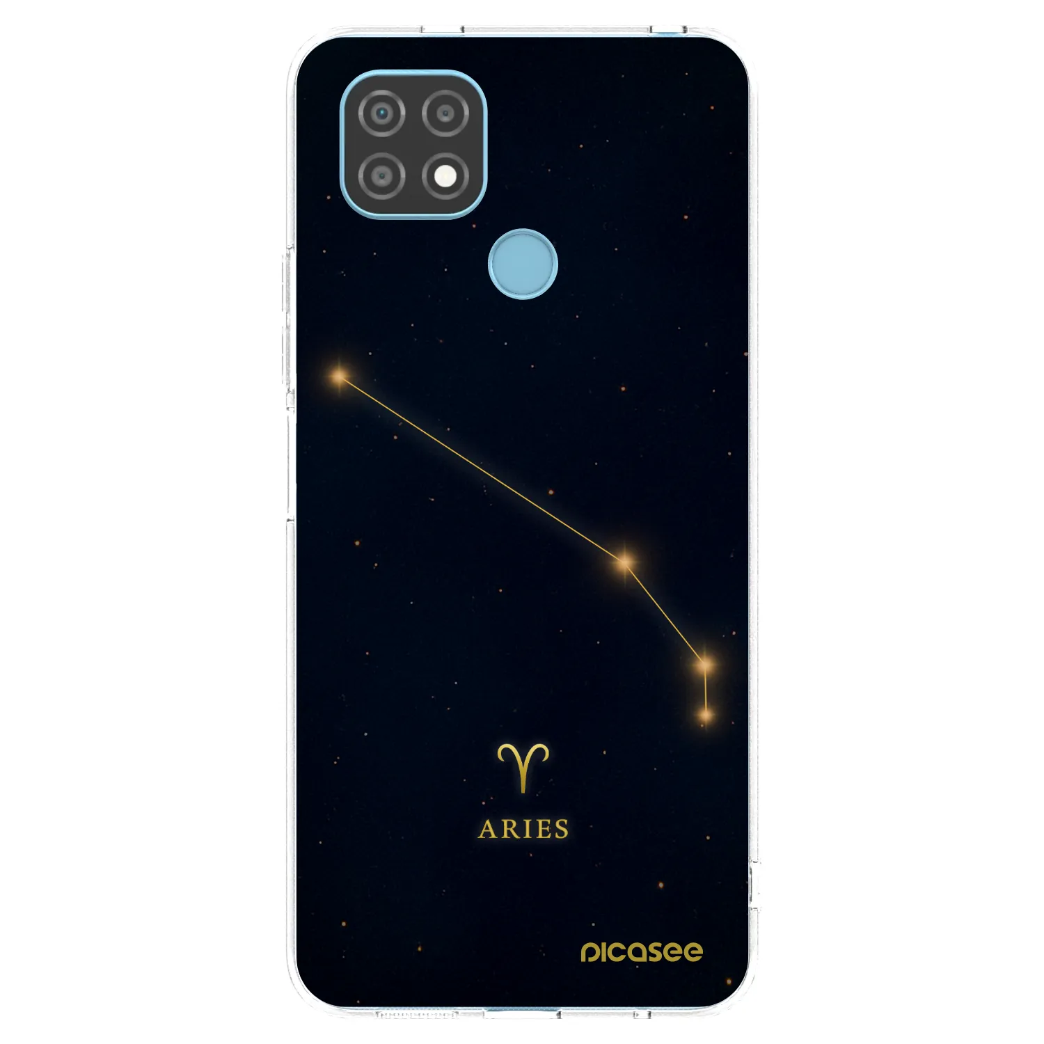 Picasee διαφανής θήκη σιλικόνης Realme C21 - ARIES