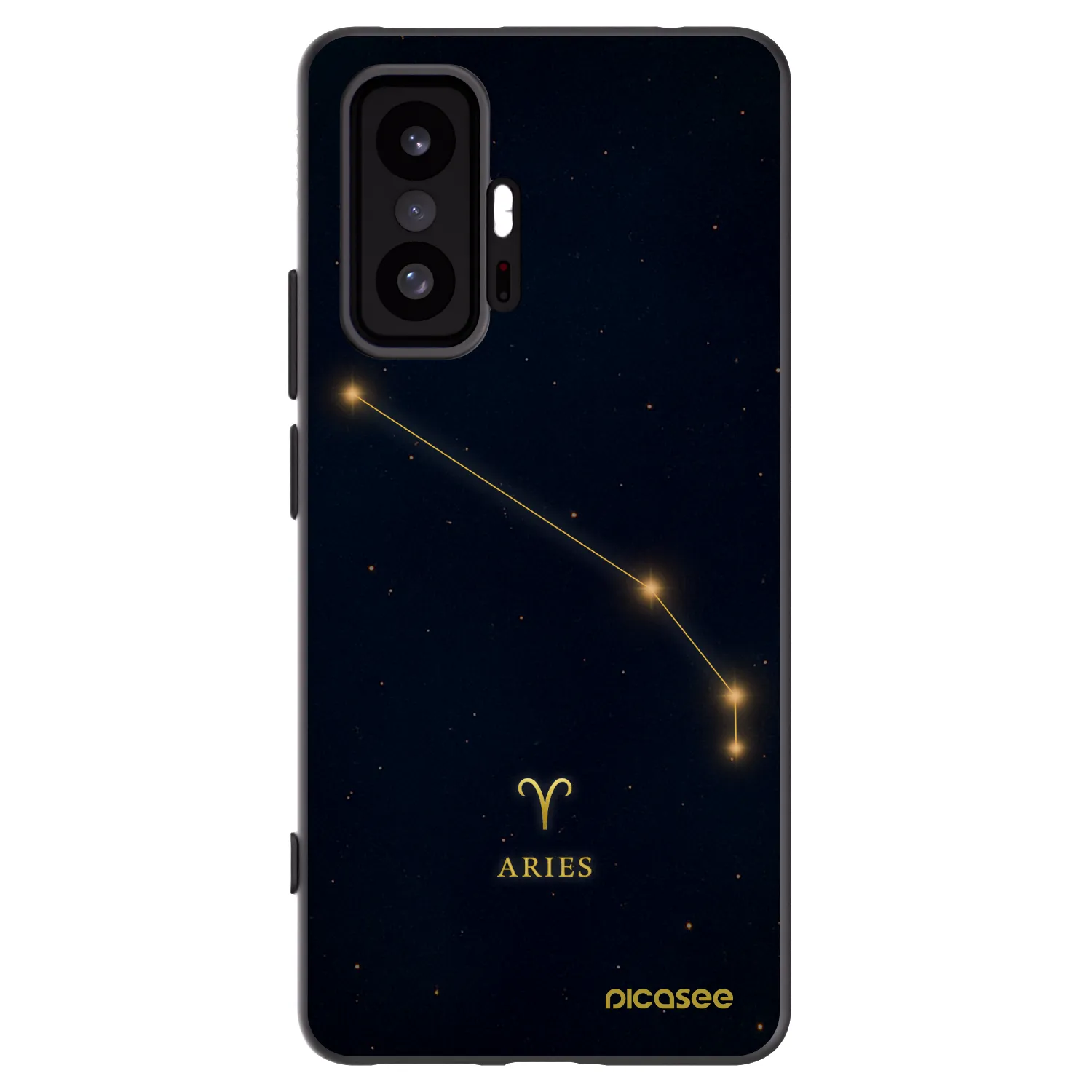 Picasee Μαύρη θήκη σιλικόνης για Xiaomi 11T Pro - ARIES