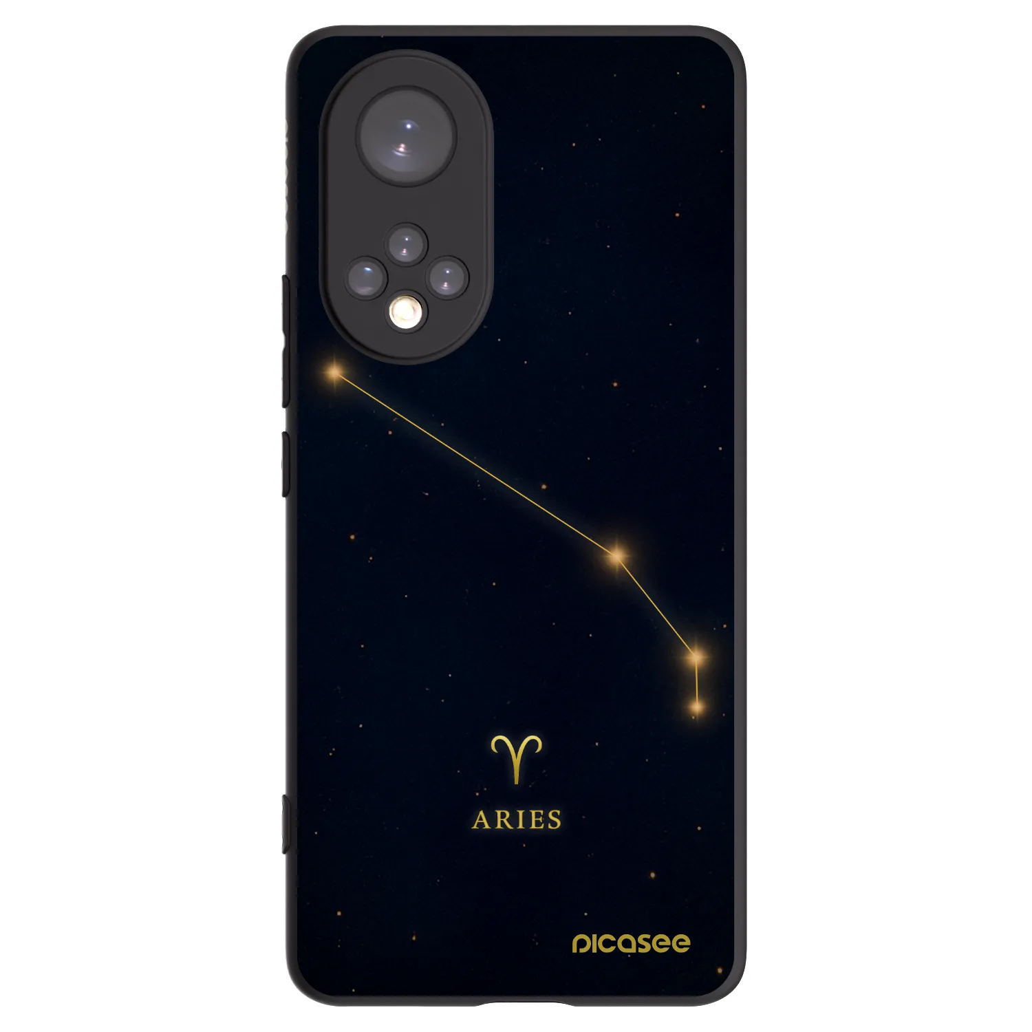 Picasee Μαύρη θήκη σιλικόνης για Huawei Nova 9 - ARIES