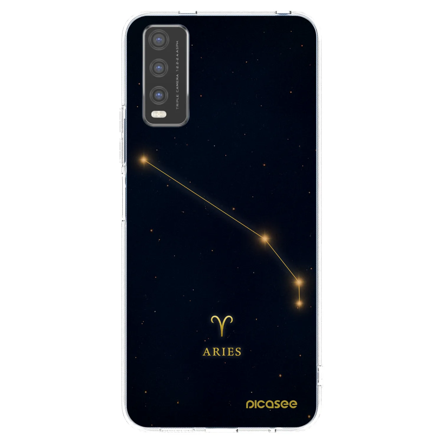 Picasee διαφανής θήκη σιλικόνης Vivo Y20s - ARIES