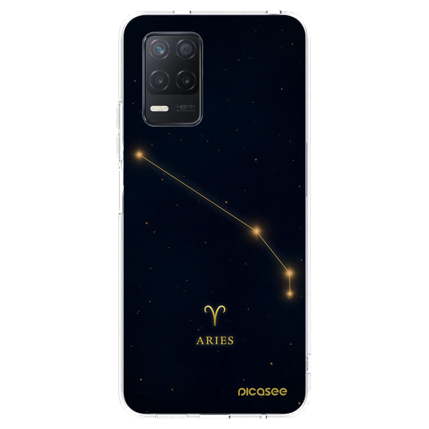 Picasee διαφανής θήκη σιλικόνης Realme 8 5G - ARIES