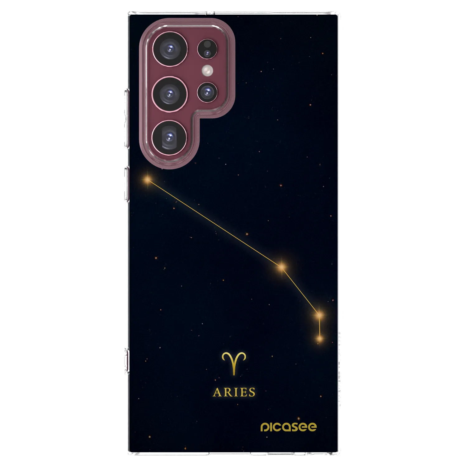 Picasee διαφανής θήκη σιλικόνης Samsung Galaxy S22 Ultra 5G - ARIES
