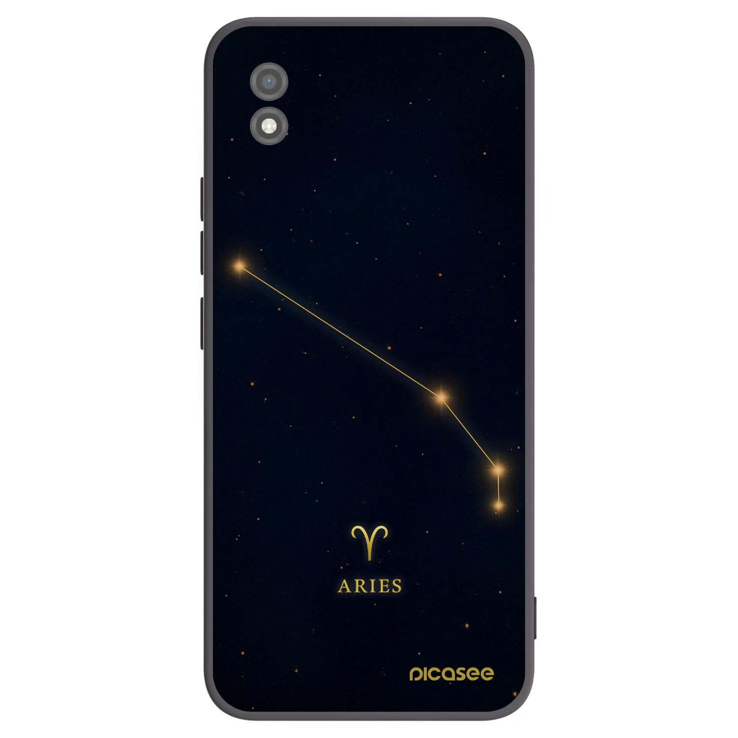 Picasee Μαύρη θήκη σιλικόνης για Realme C11 (2021) - ARIES