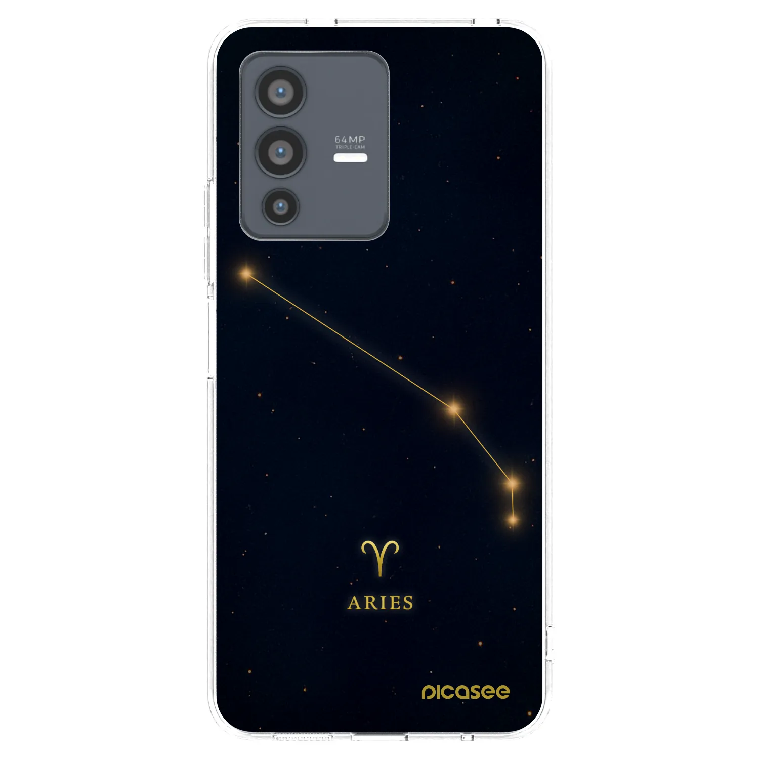 Picasee διαφανής θήκη σιλικόνης Vivo V23 5G - ARIES