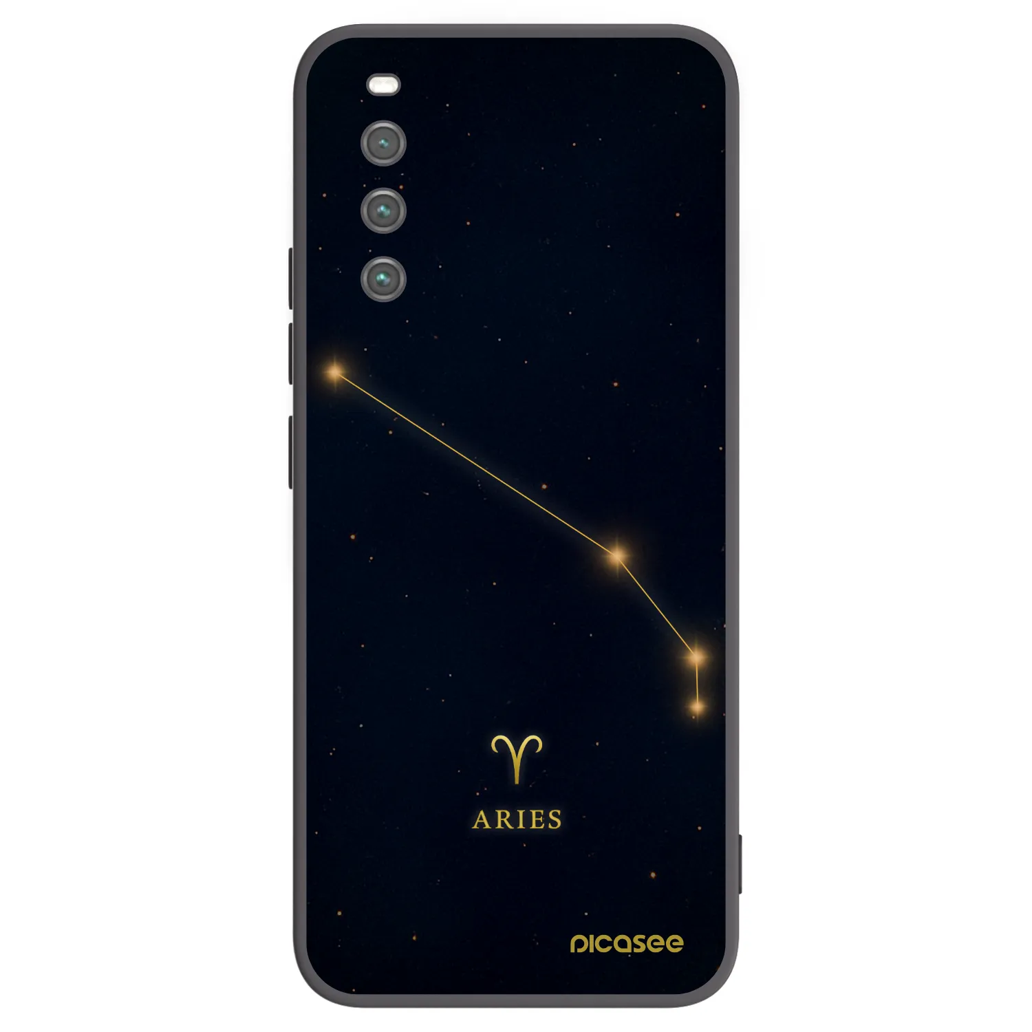 Picasee Μαύρη θήκη σιλικόνης για Sony Xperia 10 IV 5G - ARIES