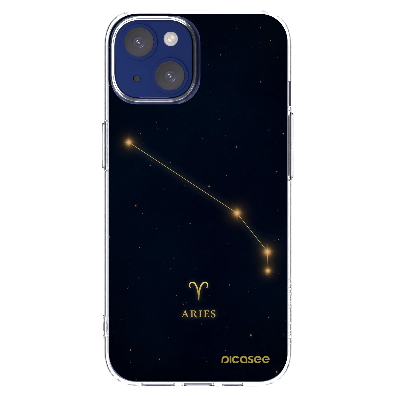 Picasee διαφανής θήκη σιλικόνης Apple iPhone 14 - ARIES