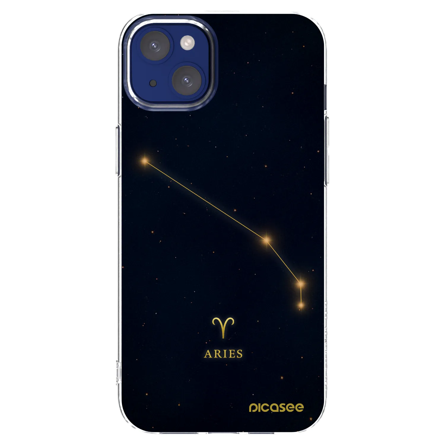 Picasee διαφανής θήκη σιλικόνης Apple iPhone 14 Plus - ARIES