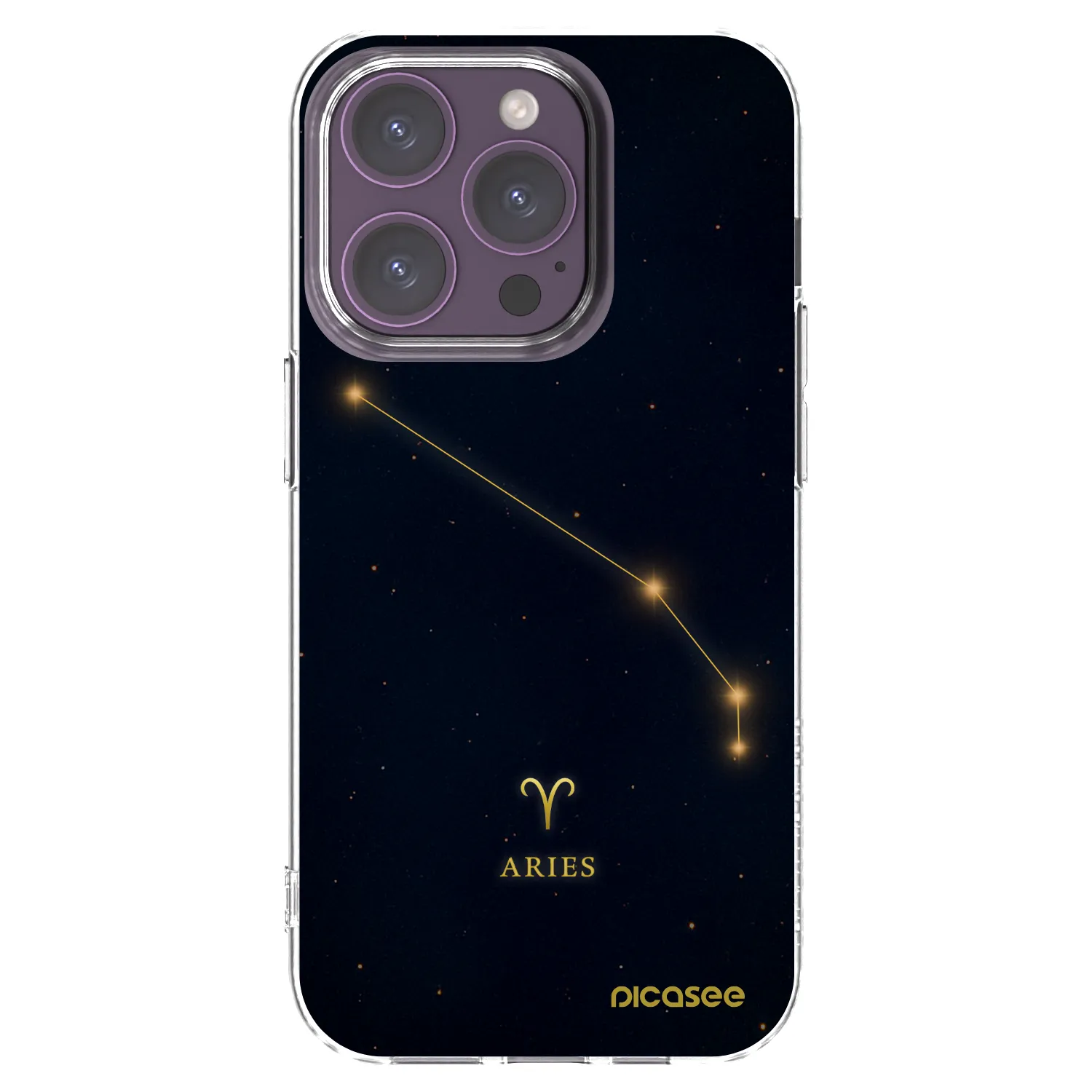 Picasee διαφανής θήκη σιλικόνης Apple iPhone 14 Pro - ARIES