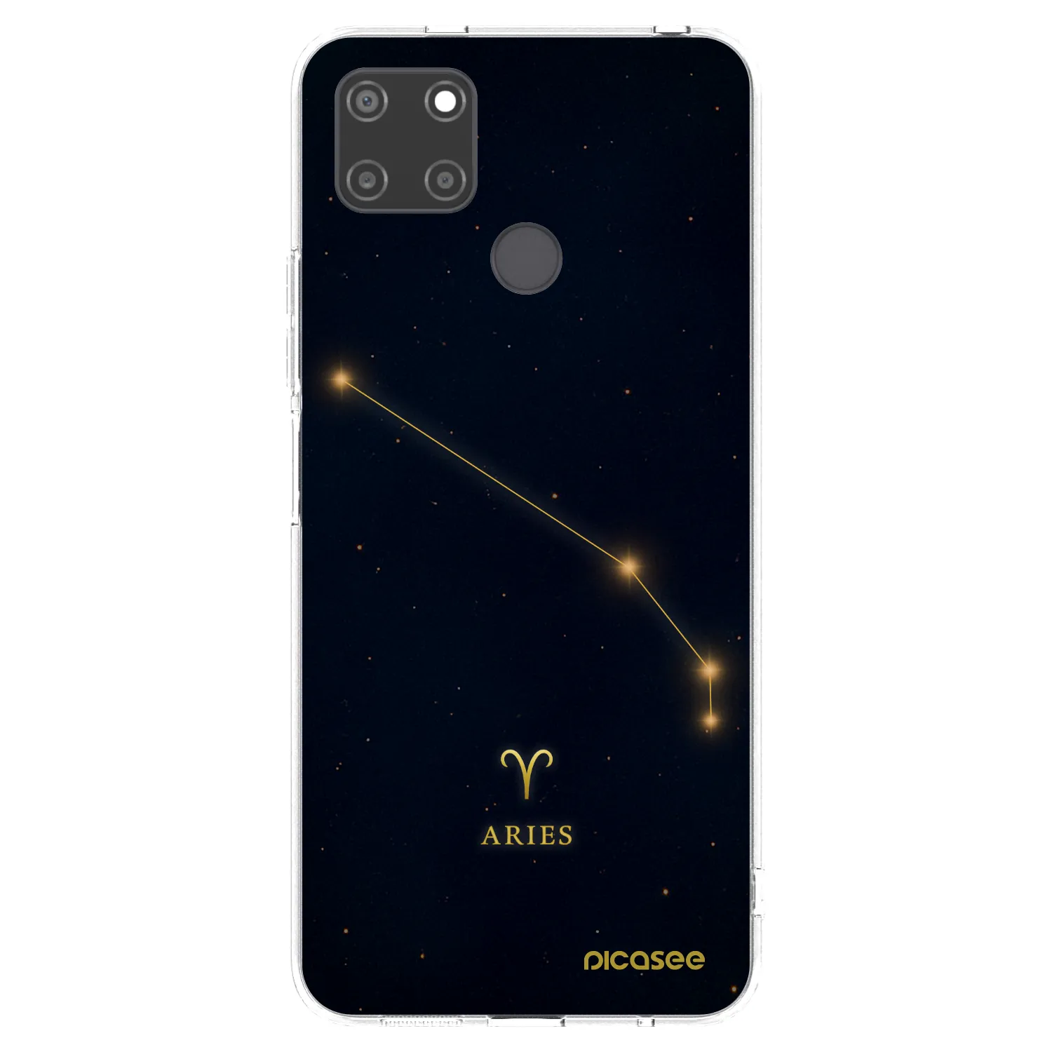 Picasee διαφανής θήκη σιλικόνης Realme C21Y - ARIES