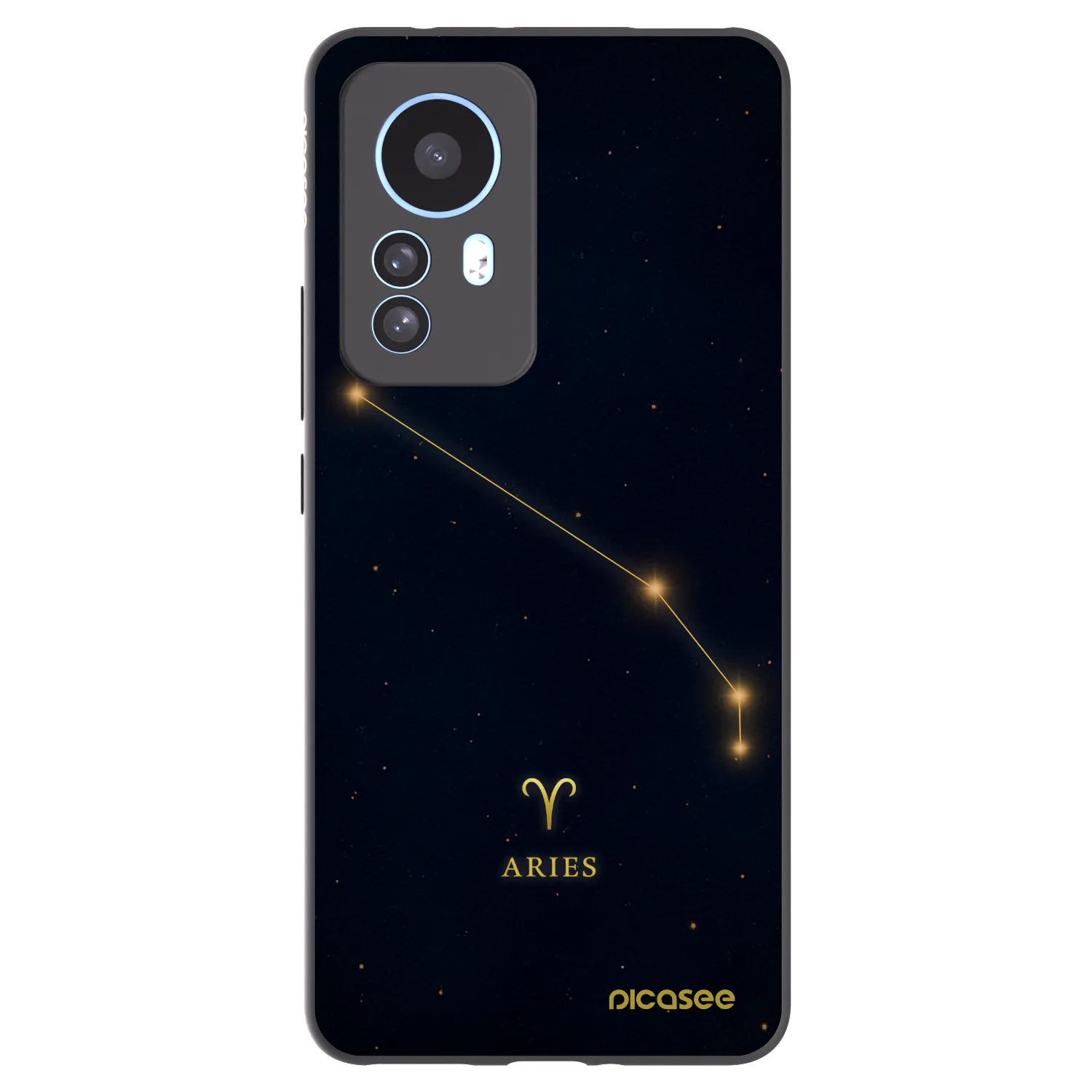 Picasee Μαύρη θήκη σιλικόνης για Xiaomi 12T Pro - ARIES
