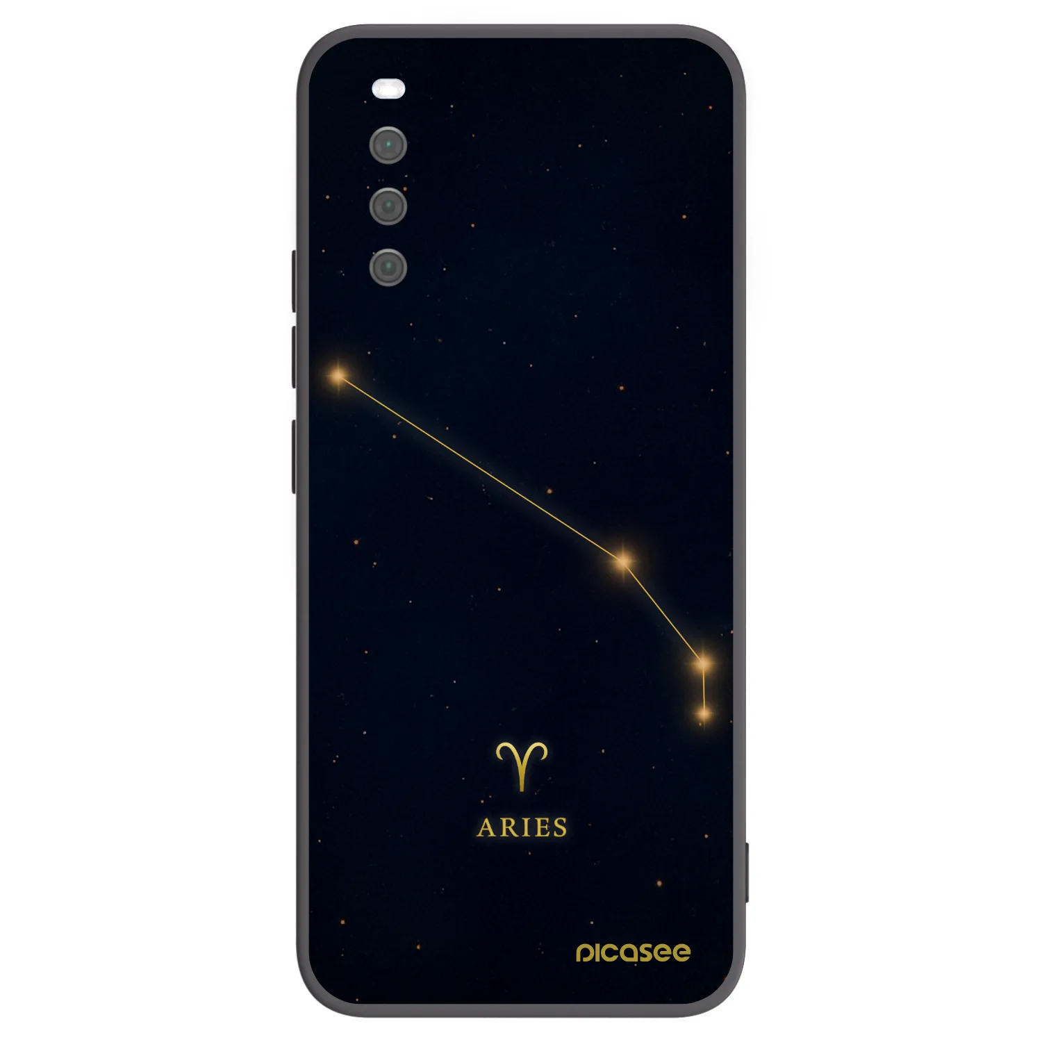 Picasee Μαύρη θήκη σιλικόνης για Sony Xperia 10 III - ARIES