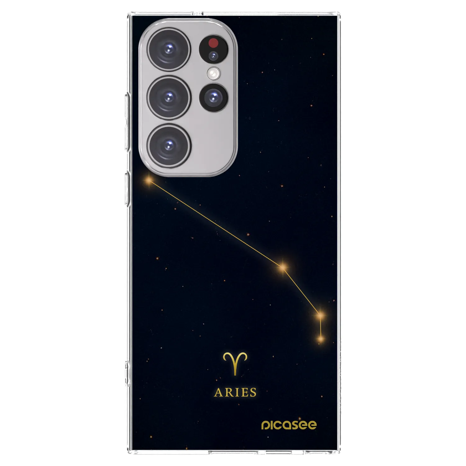 Picasee διαφανής θήκη σιλικόνης Samsung Galaxy S23 Ultra 5G - ARIES