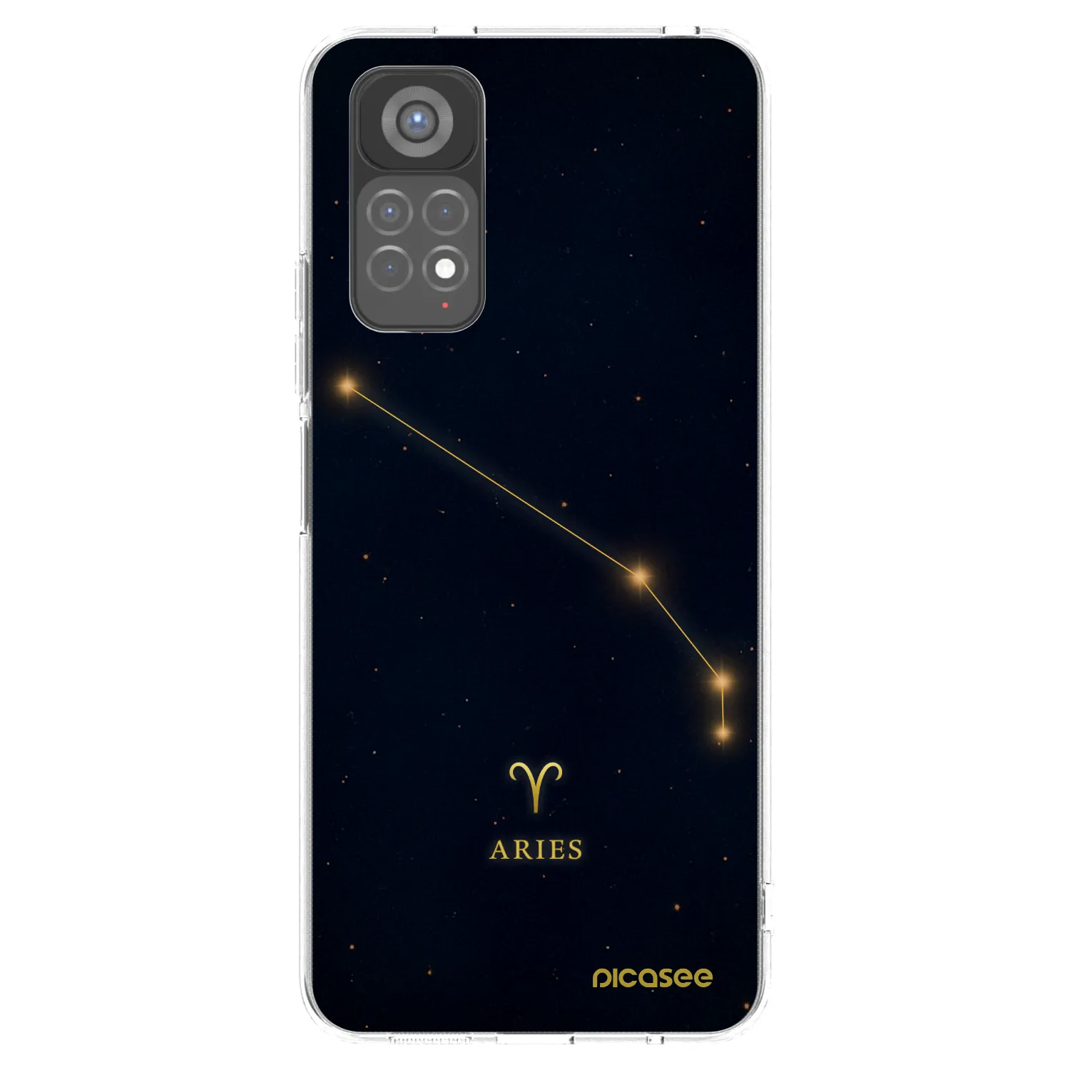 Picasee διαφανής θήκη σιλικόνης Xiaomi Redmi Note 11S 5G - ARIES