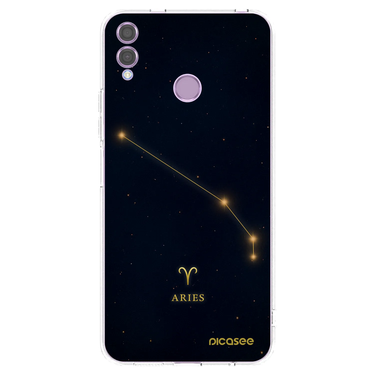 Picasee διαφανής θήκη σιλικόνης Honor 8X - ARIES