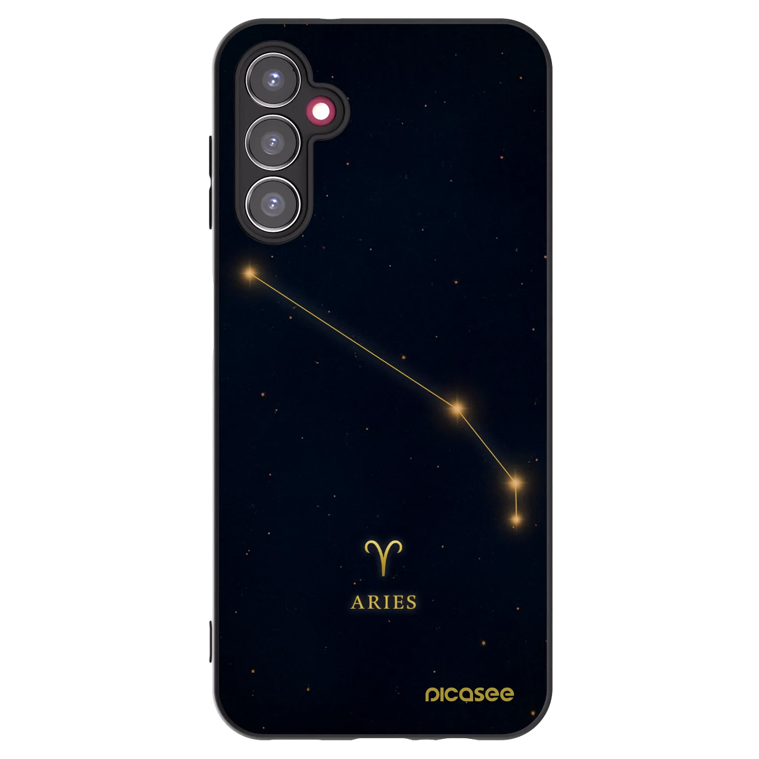 Picasee Μαύρη θήκη σιλικόνης για Samsung Galaxy A14 4G A145R - ARIES